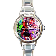 Depression 6 Round Italian Charm Watch by bestdesignintheworld