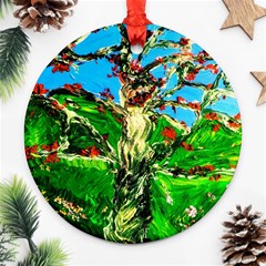 Coral Tree 2 Ornament (round) by bestdesignintheworld