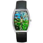 Coral Tree 2 Barrel Style Metal Watch Front