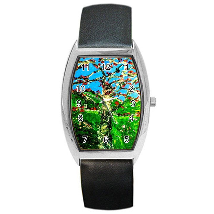 Coral Tree 2 Barrel Style Metal Watch