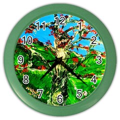 Coral Tree 2 Color Wall Clocks by bestdesignintheworld