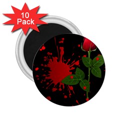 Background Texture Stain 2.25  Magnets (10 pack) 