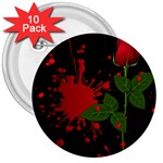 Background Texture Stain 3  Buttons (10 pack)  Front