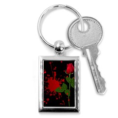 Background Texture Stain Key Chains (Rectangle) 