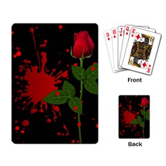 Background Texture Stain Playing Card