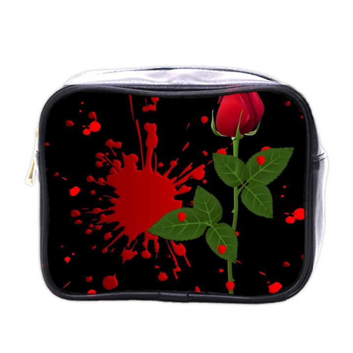 Background Texture Stain Mini Toiletries Bags