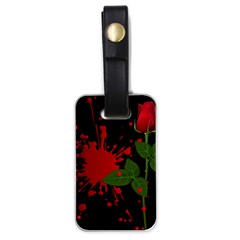 Background Texture Stain Luggage Tags (One Side) 