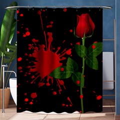 Background Texture Stain Shower Curtain 60  x 72  (Medium) 