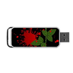 Background Texture Stain Portable USB Flash (One Side)