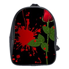 Background Texture Stain School Bag (XL)