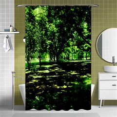 Hot Day In Dallas 26 Shower Curtain 48  X 72  (small)  by bestdesignintheworld