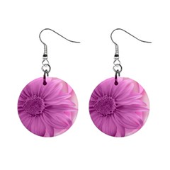 Flower Design Romantic Mini Button Earrings by Sapixe