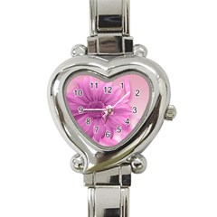 Flower Design Romantic Heart Italian Charm Watch by Sapixe