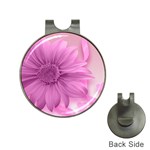 Flower Design Romantic Hat Clips with Golf Markers Front