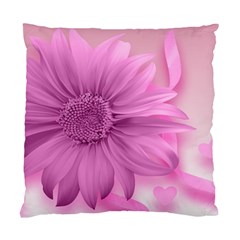 Flower Design Romantic Standard Cushion Case (one Side) by Sapixe