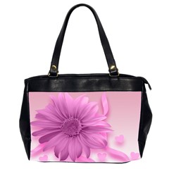 Flower Design Romantic Office Handbags (2 Sides)  by Sapixe