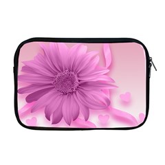 Flower Design Romantic Apple Macbook Pro 17  Zipper Case by Sapixe