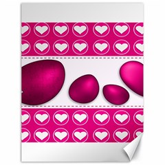 Love Celebration Easter Hearts Canvas 18  X 24   by Sapixe