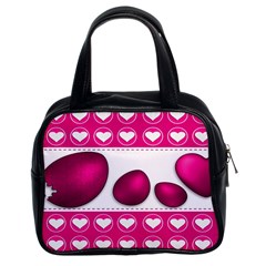 Love Celebration Easter Hearts Classic Handbags (2 Sides) by Sapixe