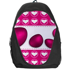 Love Celebration Easter Hearts Backpack Bag by Sapixe