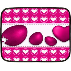 Love Celebration Easter Hearts Fleece Blanket (mini) by Sapixe