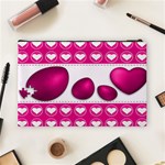 Love Celebration Easter Hearts Cosmetic Bag (Large)  Back