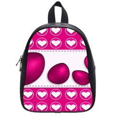 Love Celebration Easter Hearts School Bag (small) by Sapixe