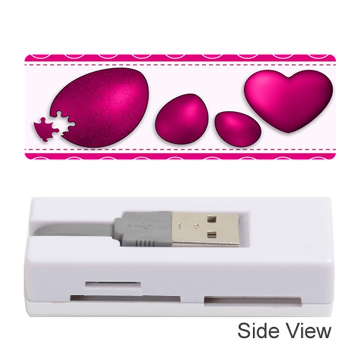 Love Celebration Easter Hearts Memory Card Reader (Stick) 