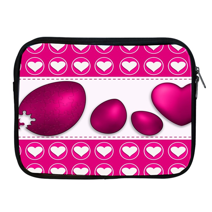 Love Celebration Easter Hearts Apple iPad 2/3/4 Zipper Cases