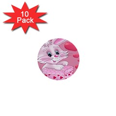 Love Celebration Gift Romantic 1  Mini Buttons (10 Pack)  by Sapixe