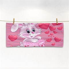 Love Celebration Gift Romantic Hand Towel by Sapixe