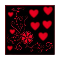 Background Hearts Ornament Romantic Tile Coasters by Sapixe