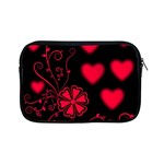 Background Hearts Ornament Romantic Apple iPad Mini Zipper Cases Front