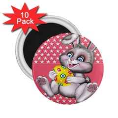 Illustration Rabbit Easter 2 25  Magnets (10 Pack)  by Sapixe