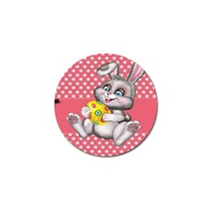 Illustration Rabbit Easter Golf Ball Marker (4 Pack) by Sapixe