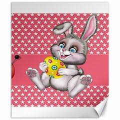 Illustration Rabbit Easter Canvas 8  X 10  by Sapixe