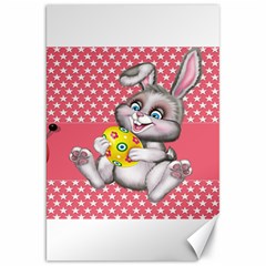 Illustration Rabbit Easter Canvas 20  X 30   by Sapixe