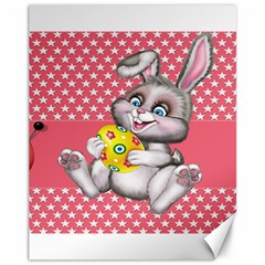 Illustration Rabbit Easter Canvas 11  X 14   by Sapixe