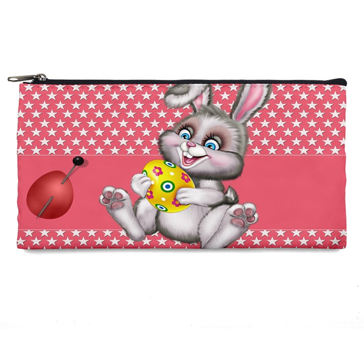 Illustration Rabbit Easter Pencil Cases