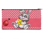 Illustration Rabbit Easter Pencil Cases Back