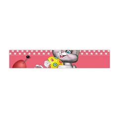 Illustration Rabbit Easter Flano Scarf (mini)