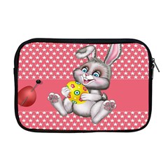 Illustration Rabbit Easter Apple Macbook Pro 17  Zipper Case by Sapixe