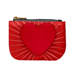 Background Texture Heart Love Mini Coin Purses by Sapixe