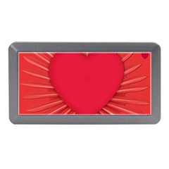 Background Texture Heart Love Memory Card Reader (mini) by Sapixe