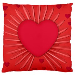 Background Texture Heart Love Standard Flano Cushion Case (two Sides) by Sapixe