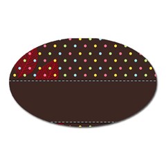 Design Background Reason Texture Oval Magnet by Sapixe