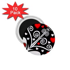 Ornament Background 1.75  Magnets (10 pack) 