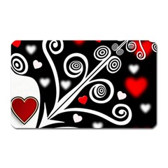 Ornament Background Magnet (Rectangular)