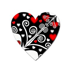 Ornament Background Heart Magnet