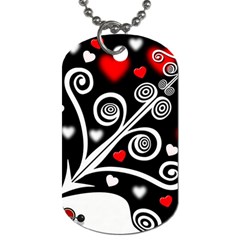 Ornament Background Dog Tag (One Side)